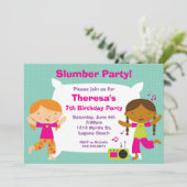 Birthday-uitnodiging Kaart (Staand voorkant)