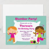 Birthday-uitnodiging Kaart (Voorkant / Achterkant)