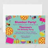 Birthday-uitnodiging Kaart (Voorkant / Achterkant)