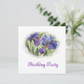 Birthday-uitnodiging Kaart (Staand voorkant)