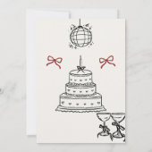 Birthday-uitnodiging Kaart (Achterkant)