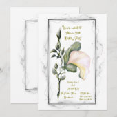 Birthday-uitnodiging Kaart (Voorkant / Achterkant)