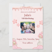 Birthday-uitnodiging Kaart (Voorkant)