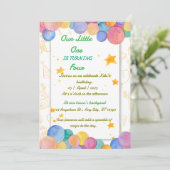 Birthday-uitnodiging Save The Date (Staand voorkant)