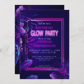 Birthday | Uitnodiging tot het indienen van tropis (Voorkant / Achterkant)