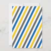 Birthday-uitnodiging van de politie, achtergrond v kaart (Achterkant)