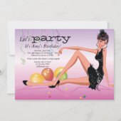 Birthday-uitnodiging voor feestdagen kaart (Voorkant)