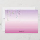 Birthday-uitnodiging voor feestdagen kaart (Achterkant)