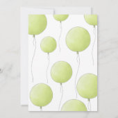 Birthday-uitnodiging voor het Kind Budgie Birthday Kaart (Achterkant)