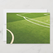 Birthday-uitnodiging voor het Kinder Football van  Kaart (Achterkant)