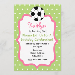 Birthday-uitnodiging voor het meisje kaart