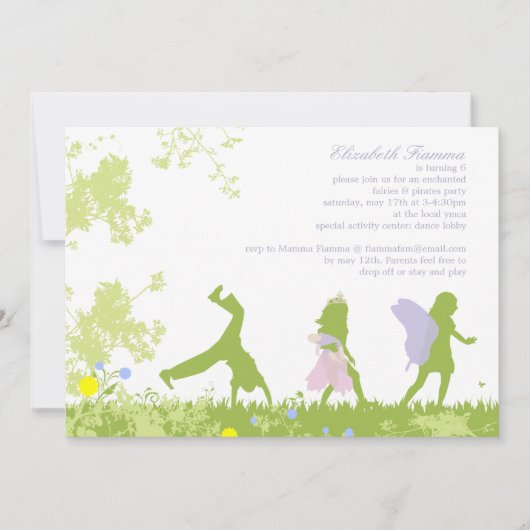 Birthday-uitnodiging voor kinderen kaart (Voorkant)