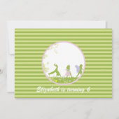 Birthday-uitnodiging voor kinderen kaart (Achterkant)