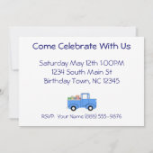 Birthday-uitnodiging voor kinderen kaart (Achterkant)