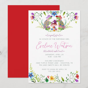 Birthday-uitnodiging voor Turtle Tea Party Kaart