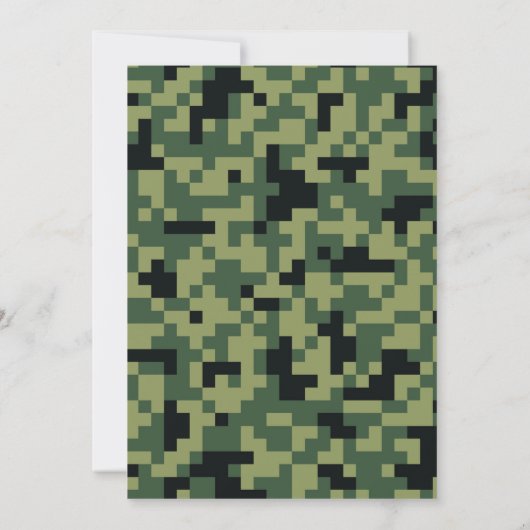 Birthday-uitnodiging voor videogame Birthday Kaart (Achterkant)