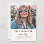 Birthday-uitnodiging voor vrouwen | Volwassen dag Kaart (Voorkant)