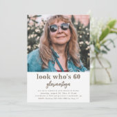 Birthday-uitnodiging voor vrouwen | Volwassen dag Kaart (Staand voorkant)