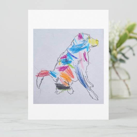 Birthday-uitnodigingen (Staand voorkant)