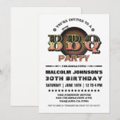 Birthday-uitnodigingen | BBQ Party Kaart (Voorkant / Achterkant)