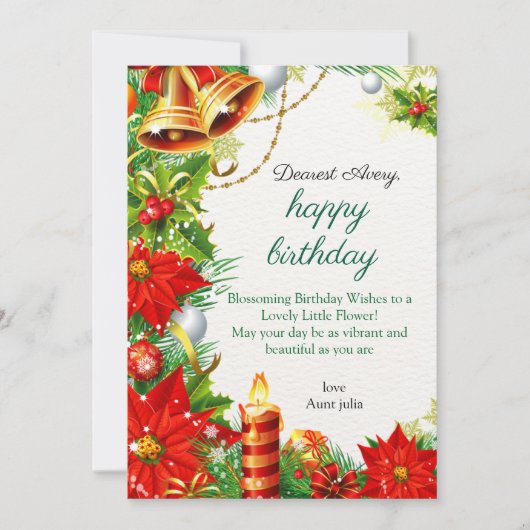 Birthday-uitnodigingen Kaart (Voorkant)