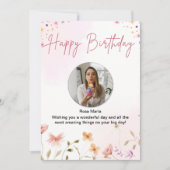Birthday-uitnodigingen Kaart (Voorkant)
