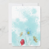 Birthday-uitnodigingen Kaart (Achterkant)