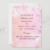 Birthday-uitnodigingen Kaart (Voorkant)