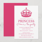 Birthday uitnodigingen van de Partij van de Roze p (Voorkant / Achterkant)