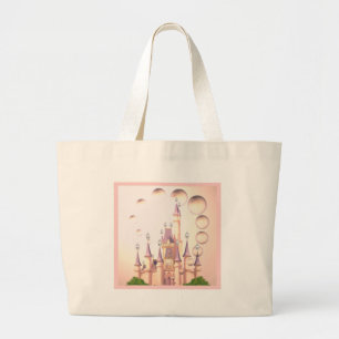Birthday-uitnodigingen van het Castle Castle van L Grote Tote Bag