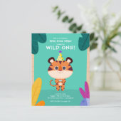 Birthday-uitnodigingen van het Kind Begroting Tige (Staand voorkant)