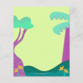 Birthday-uitnodigingen van het Kind van begrotings (Achterkant)