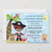 Birthday-uitnodigingen van Pirate Party Kaart (Voorkant)