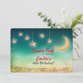 Birthday-uitnodigingen van Slumber Kaart (Staand voorkant)