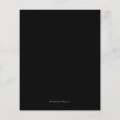 Birthday-uitnodigingen voor budgettaire halloween  (Achterkant)