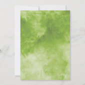 Birthday-uitnodigingen voor Slime Party Kaart (Achterkant)