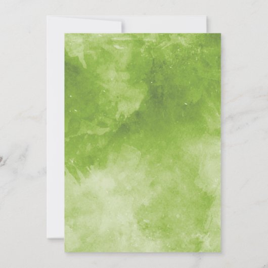 Birthday-uitnodigingen voor Slime Party Kaart (Achterkant)