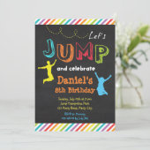 Birthday-uitvindingen bij de sprinkhaan (Chalkboar Kaart (Staand voorkant)