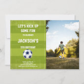 Birthday-uitvindingen op de vloer van de Voetbal Kaart (Voorkant)