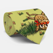 Birthday - uitvindingen van Ultra Cute Leopard Saf Stropdas (Opgerold)