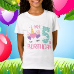 Birthday unicorn 5 t-shirt<br><div class="desc">Birthday unicorn-vijfjarige T-Shirt</div>