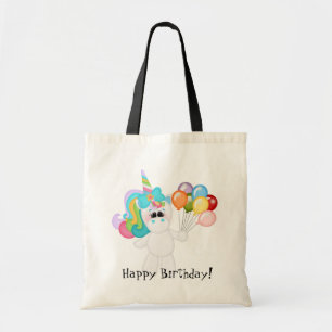 Birthday Unicorn kinder canvas tas
