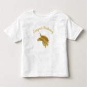Birthday Unicorn Kinder Shirts (Voorkant)