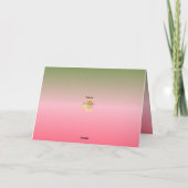 Birthday Vallarta Flaming Beauty 1583 Kaart (Achterkant)