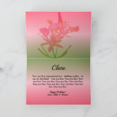 Birthday Vallarta Flaming Beauty 1583 Kaart (Binnen)