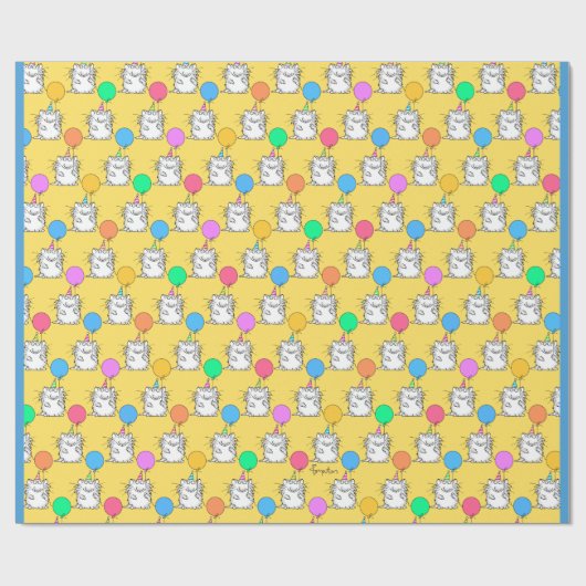 BIRTHDAY-VANGSTEN van Sandra Boynton Cadeaupapier (Vlak)