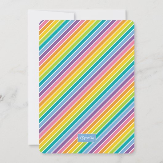 BIRTHDAY-VANGSTEN van Sandra Boynton Kaart (Achterkant)