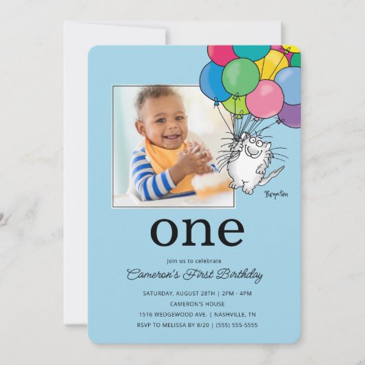 BIRTHDAY-VANGSTEN van Sandra Boynton Kaart (Voorkant)