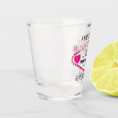 Birthday - Vegas Style aanpassen - Roze Shot Glas (Links)