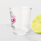 Birthday - Vegas Style aanpassen - Roze Shot Glas (Rechts)